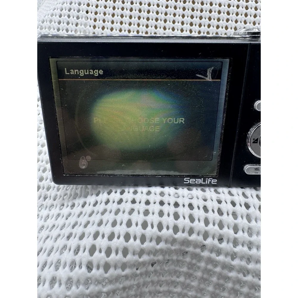 SeaLife DC1400 Digital Camera Black 14MP For Parts Or Repair Powers On
